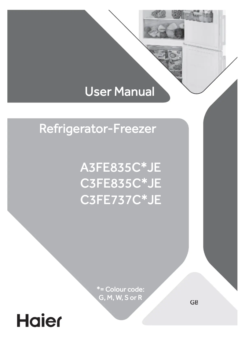 Page 1 de la notice Manuel utilisateur Haier A3FE835CGJE