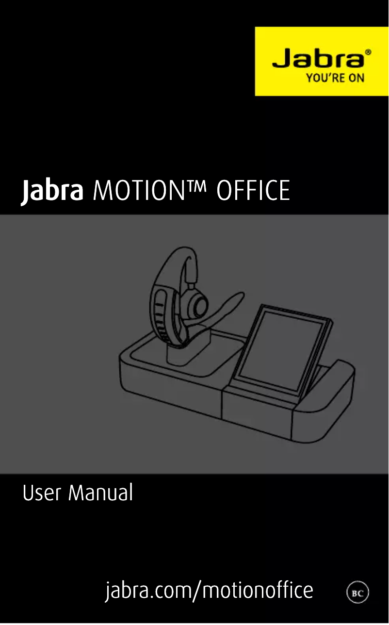 Page 1 de la notice Manuel utilisateur Jabra Motion Office MS