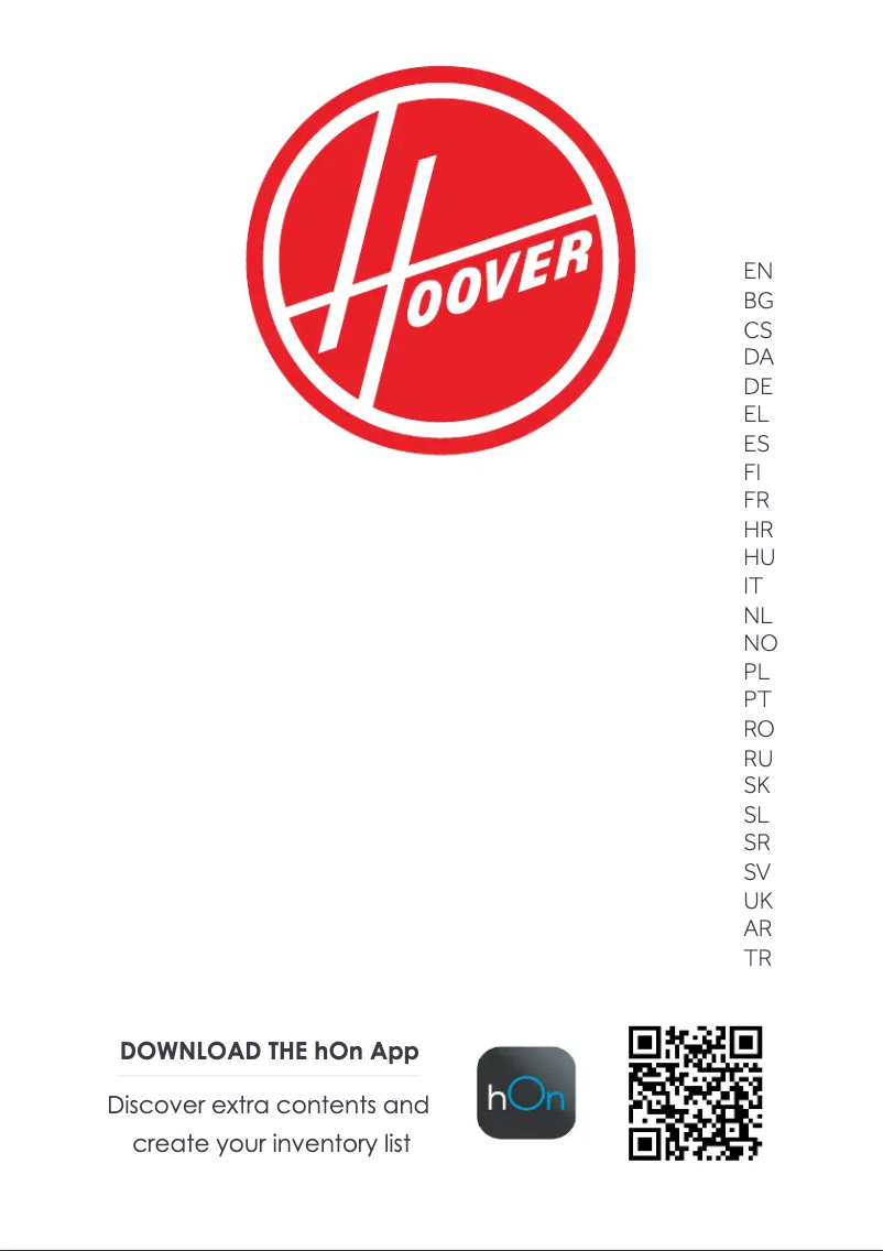 Page 1 de la notice Manuel utilisateur Hoover HOBL3518EVW