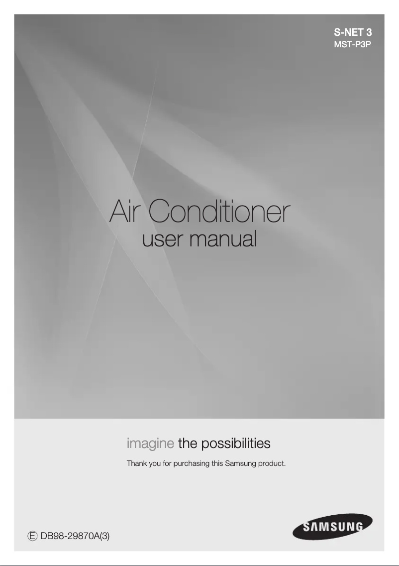 Image de la première page du manuel de l'appareil MST-P3P