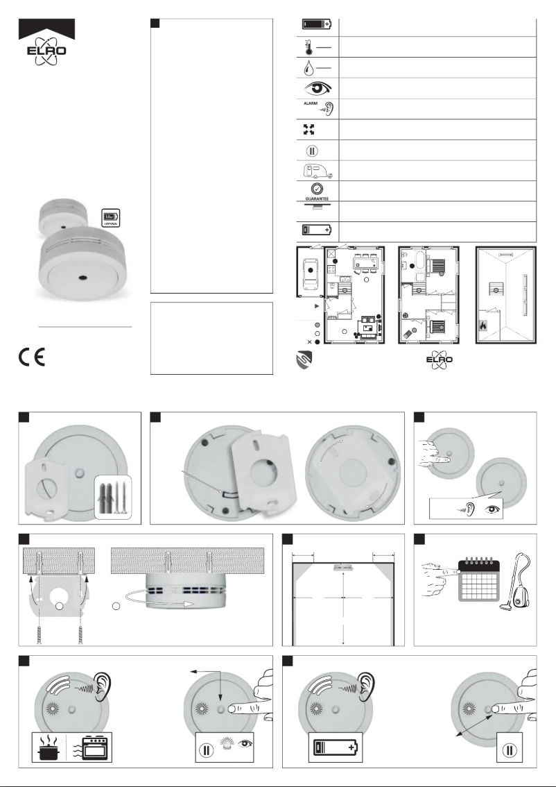 Página 1 del manual Manual de usuario Elro FS7810