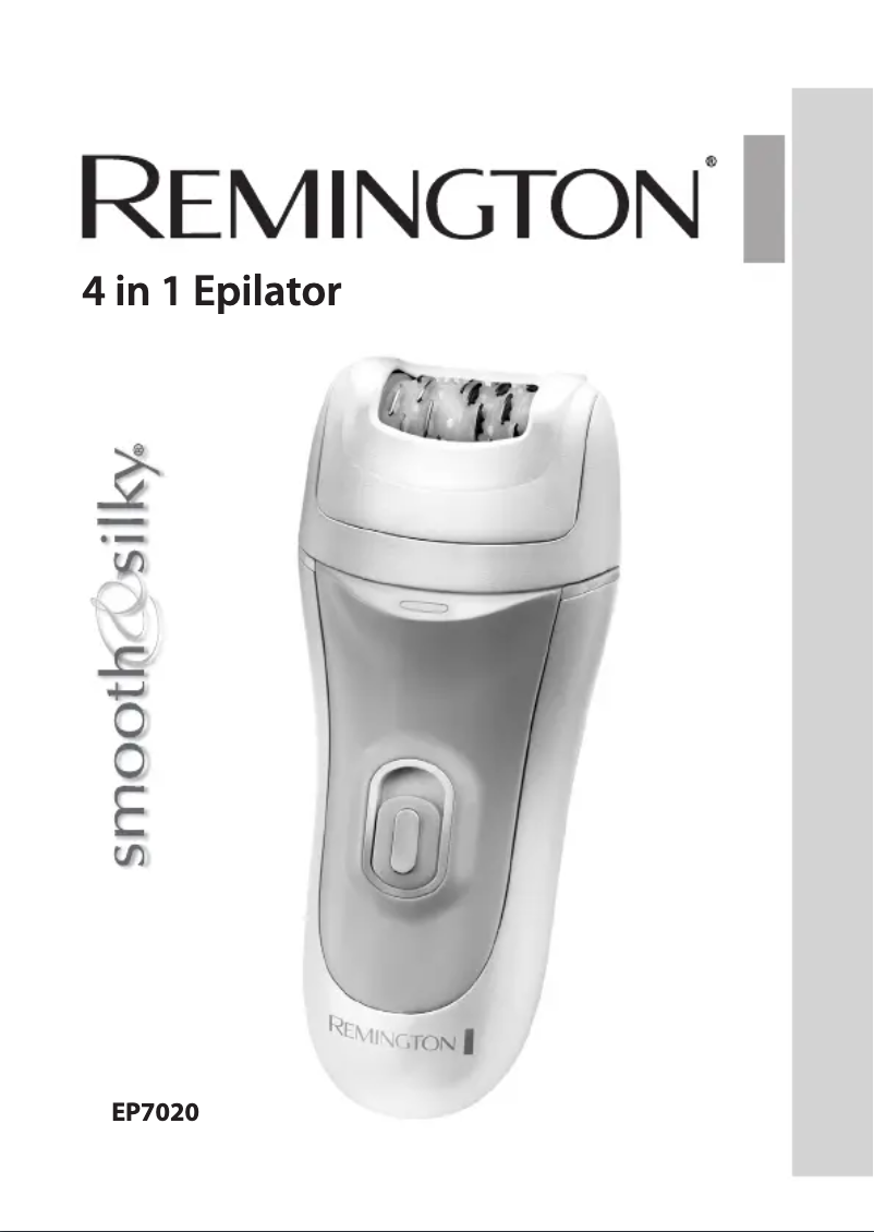 Page n°1 - Manuel utilisateur Remington EP7020