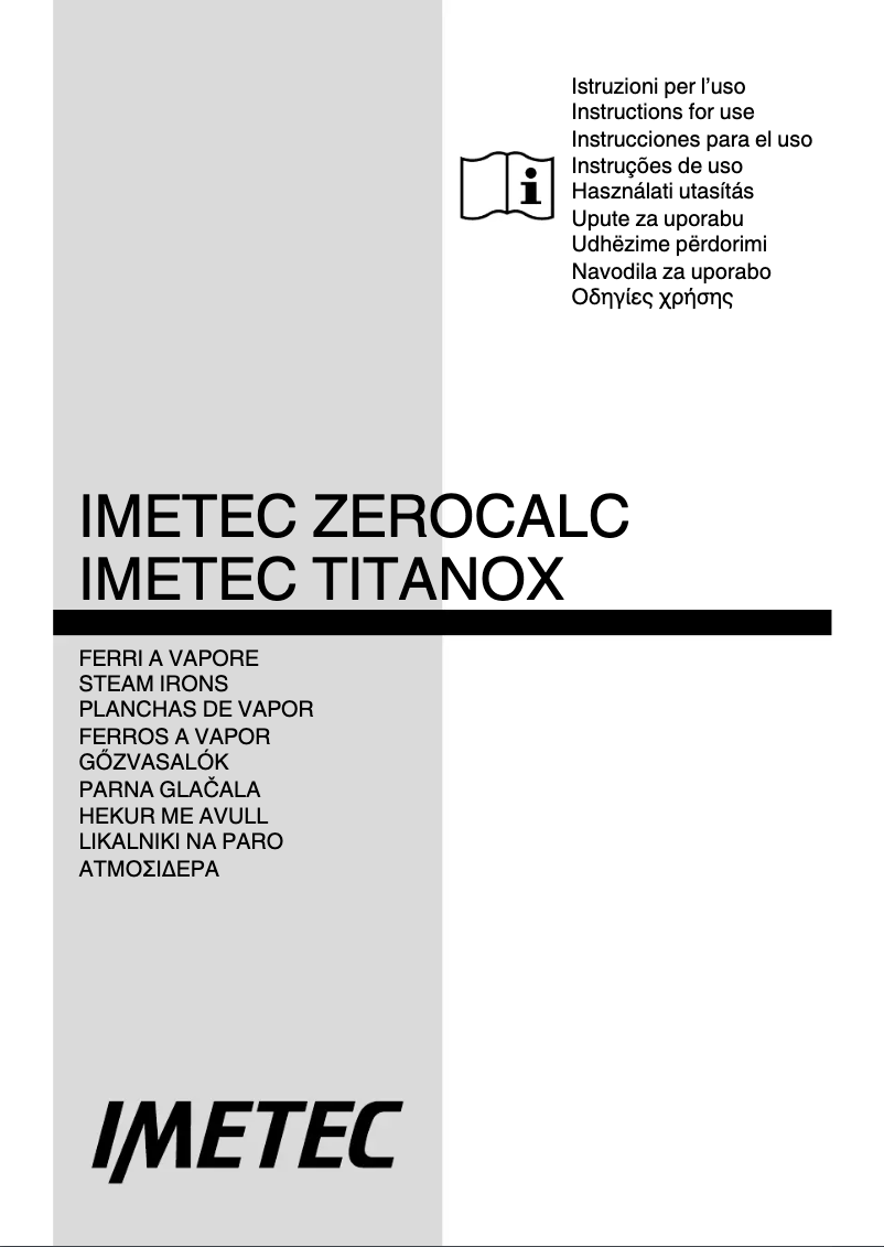 Página 1 del manual Manual de usuario Imetec Zerocalc Eco K2 2000
