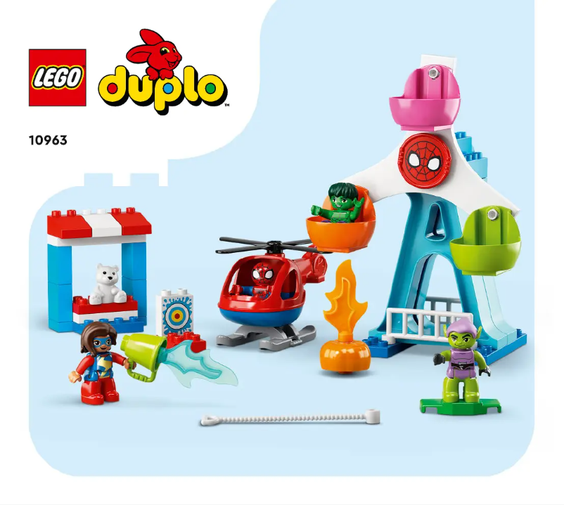 Page n°1 - Manuel utilisateur Lego Duplo 10963