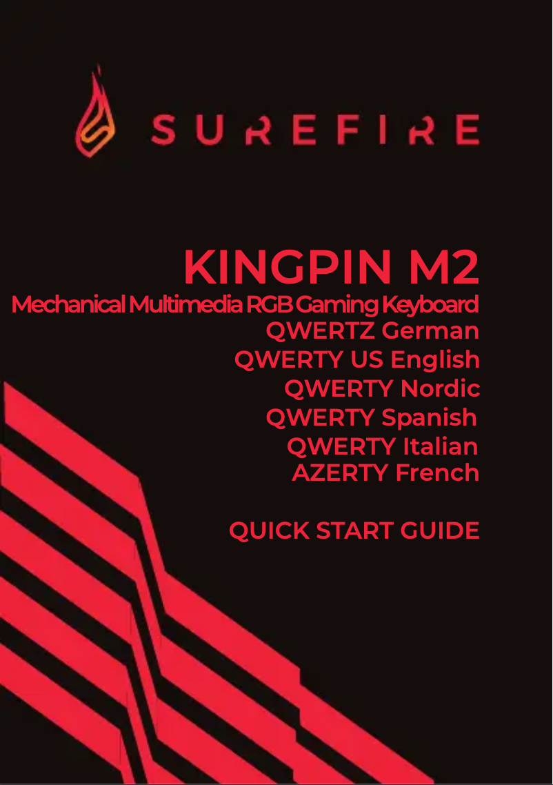 Page 1 de la notice Manuel utilisateur SureFire KingPin M2