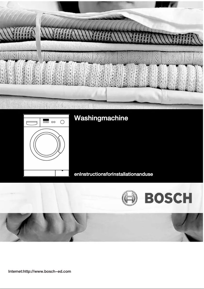 Page n°1 - Manuel utilisateur Bosch WAE 20260 BC