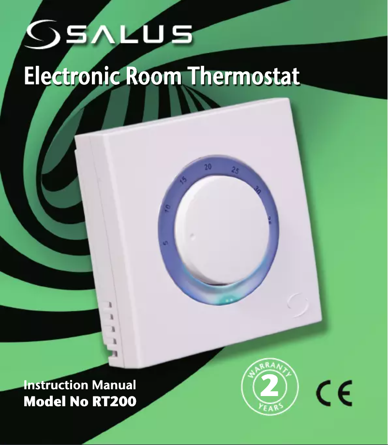 Imagen de la primera página del manual del dispositivo RT200