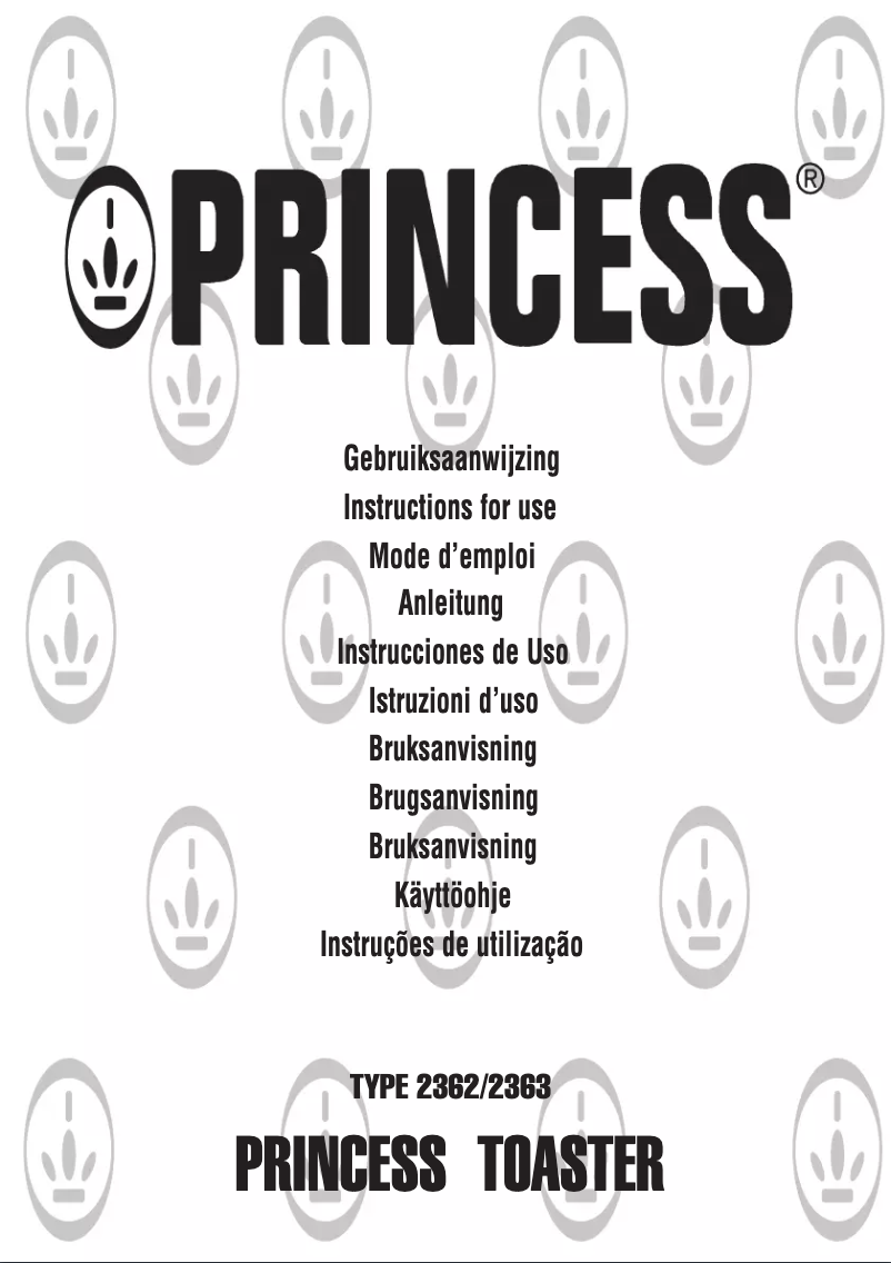 Image de la première page du manuel de l'appareil 2363