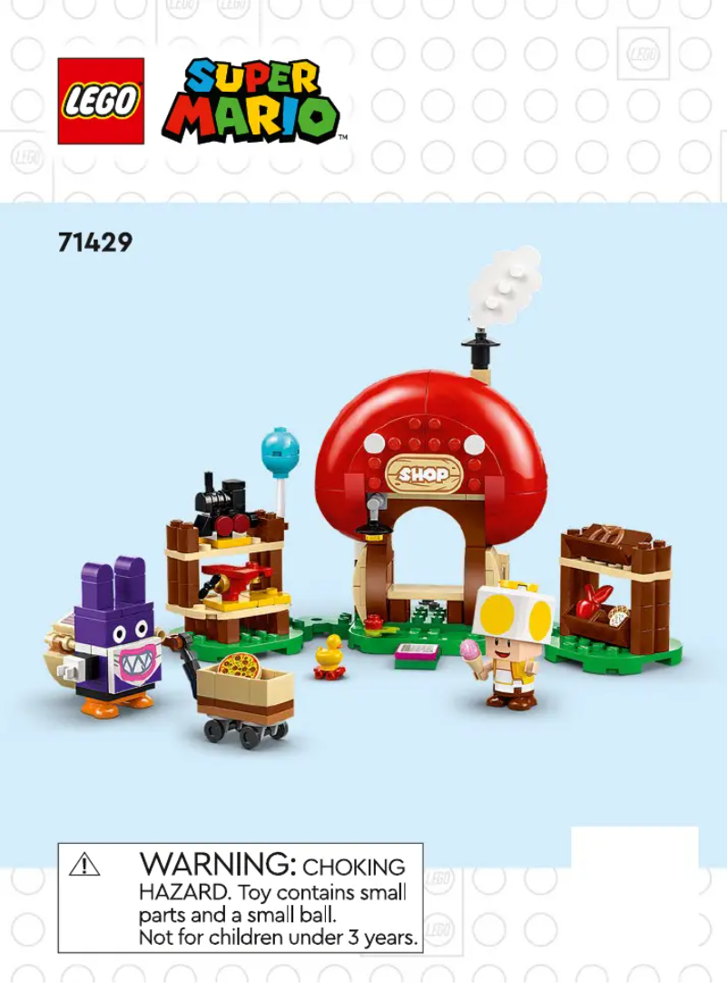 Image de la première page du manuel de l'appareil Super Mario 71429
