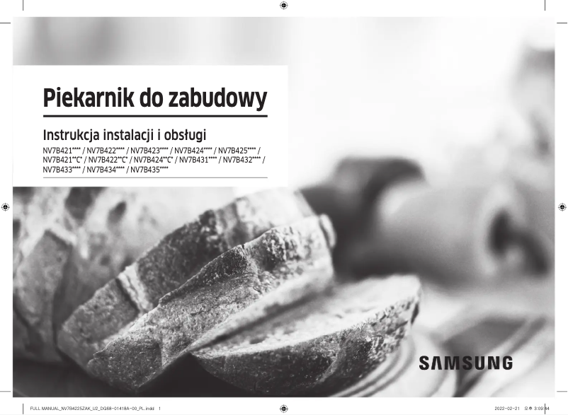 Page 1 de la notice Manuel utilisateur Samsung NV7B4245VAS