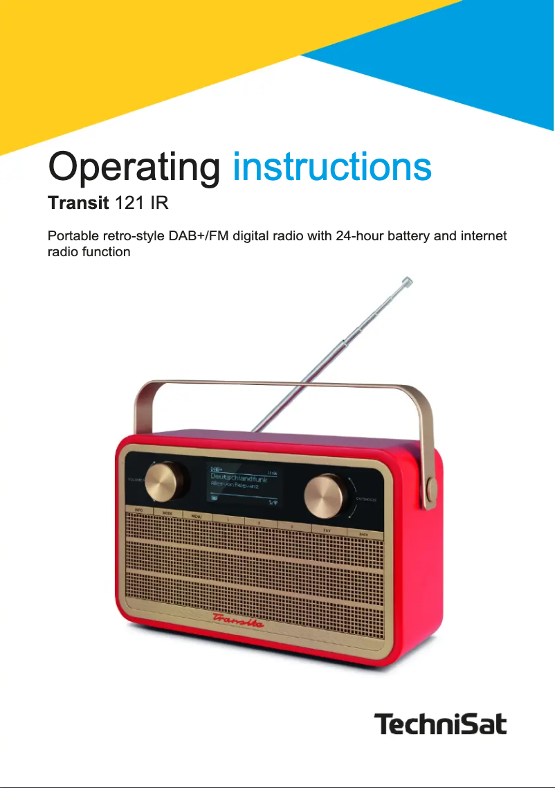 Página 1 del manual Manual de usuario TechniSat Transit 121 IR