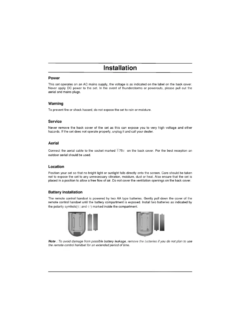 Page n°1 - Manuel utilisateur LG CF-14E40