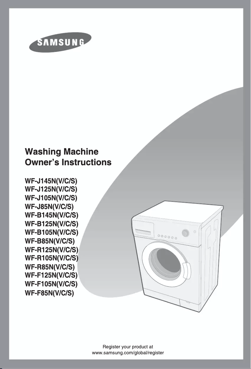 Image de la première page du manuel de l'appareil WF-B105N