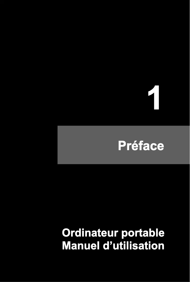 Page 1 de la notice Manuel utilisateur MSI Gaming GT80