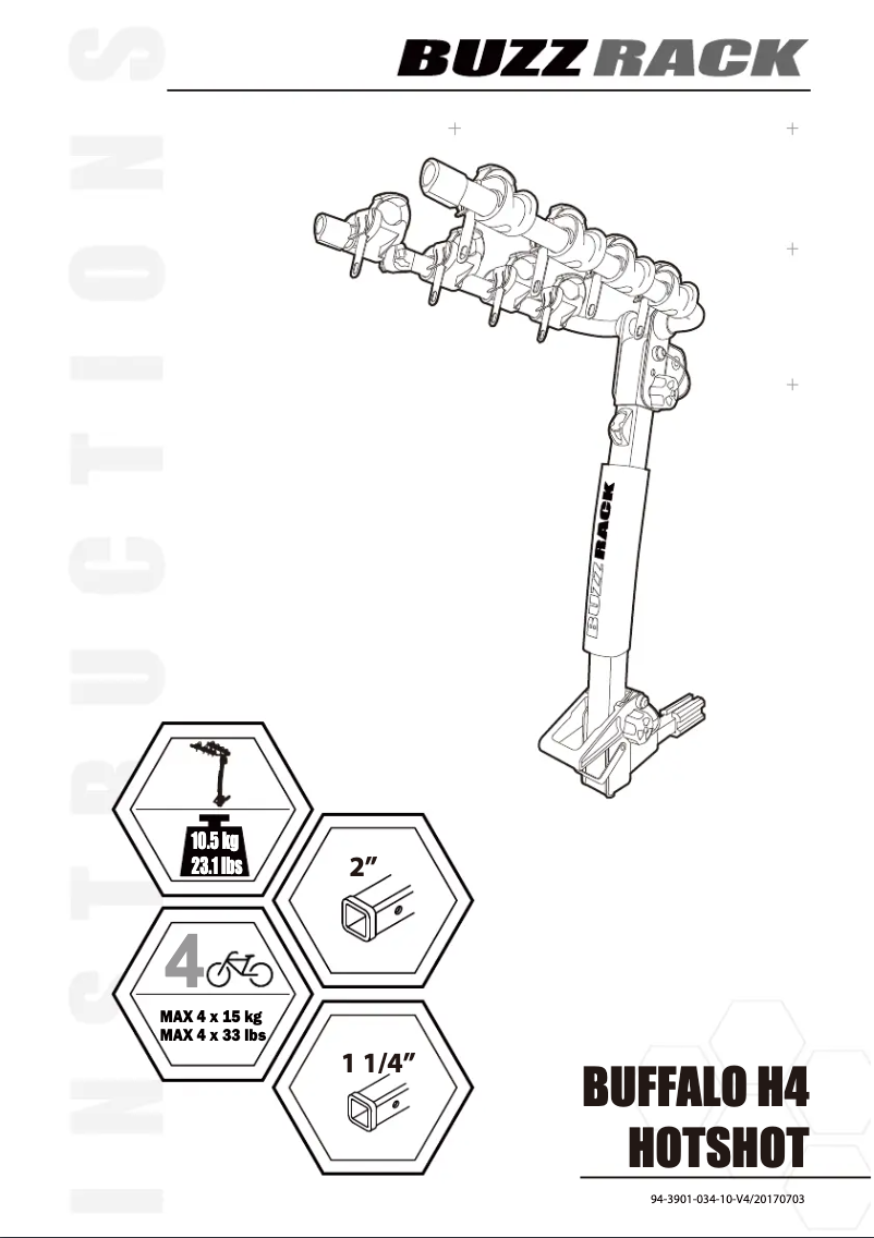 Image de la première page du manuel de l'appareil Buffalo H4