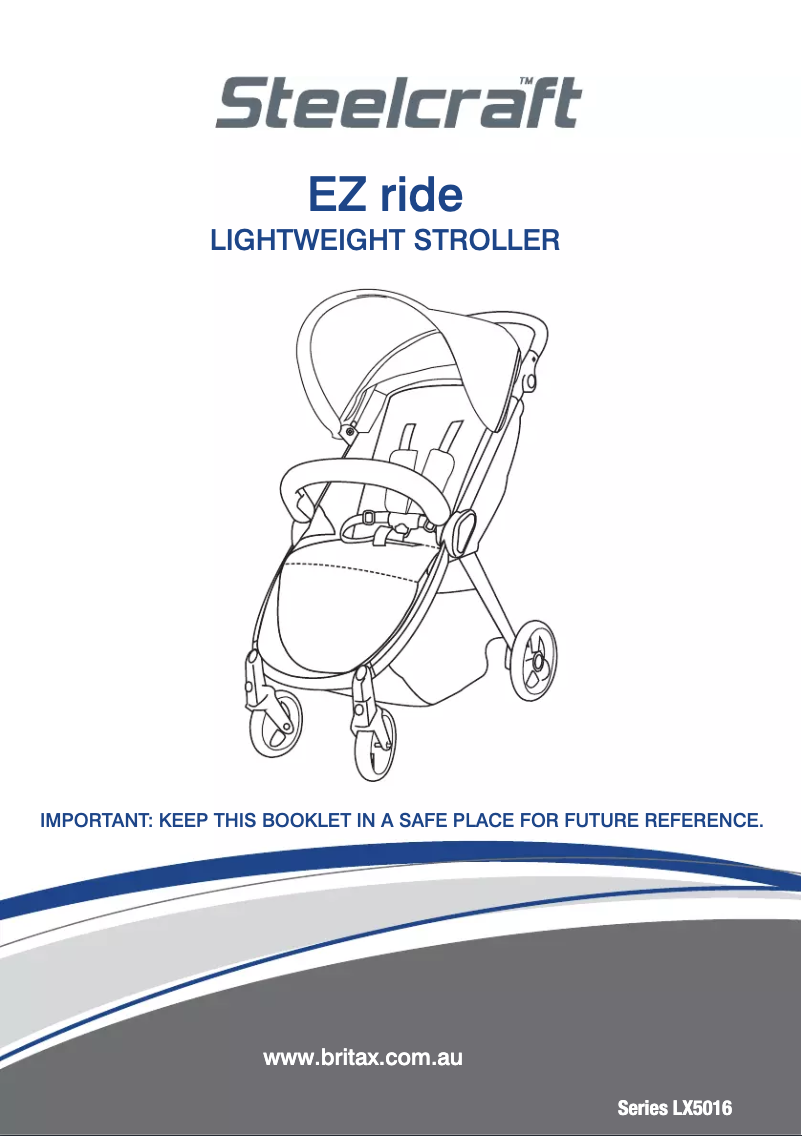 Image de la première page du manuel de l'appareil EZ Ride