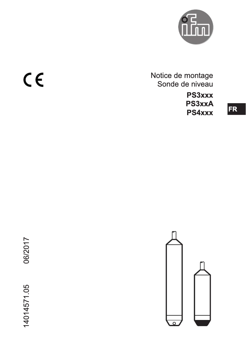 Page n°1 - Manuel utilisateur IFM PS317A