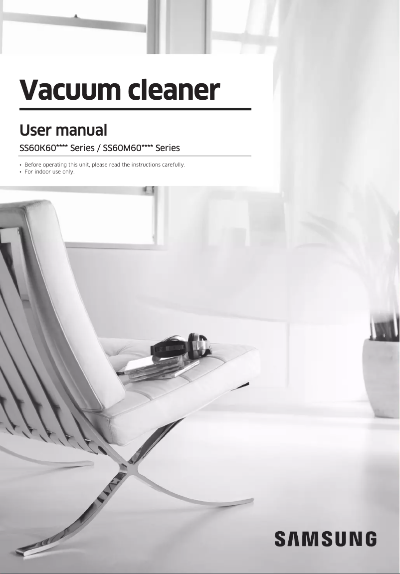 Page 1 de la notice Manuel utilisateur Samsung SS60K6080KC