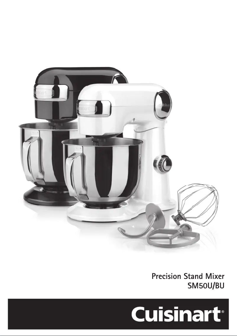 Page 1 de la notice Manuel utilisateur Cuisinart SM50BU