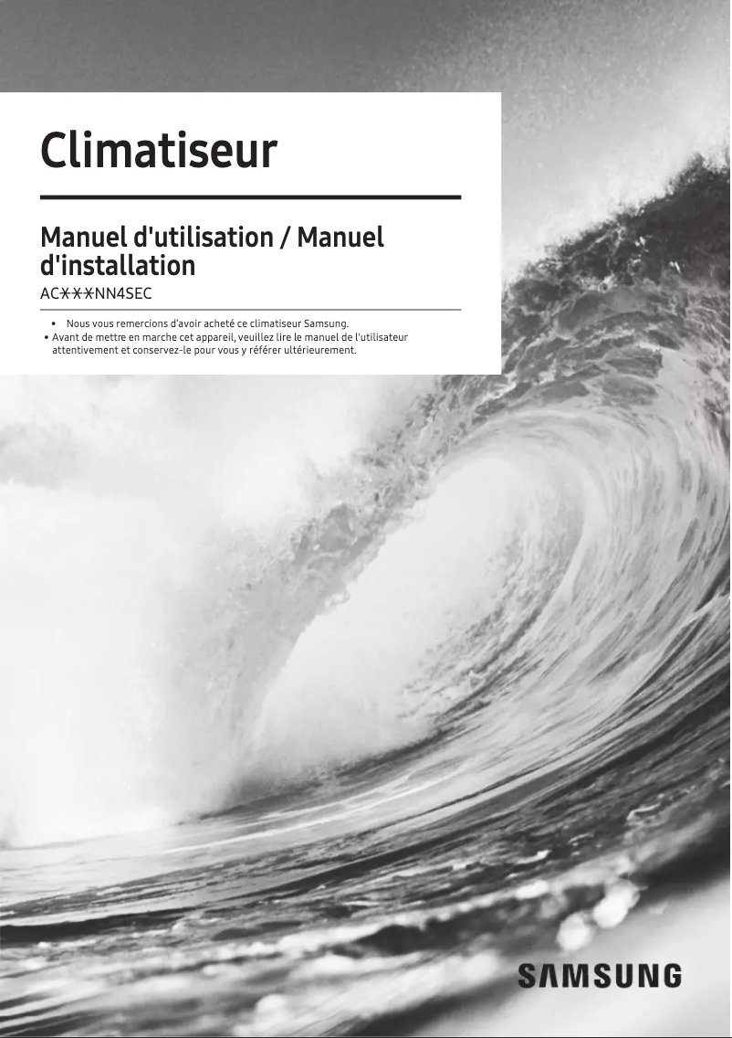 Página 1 del manual Manual de usuario Samsung AC071NN4SEC