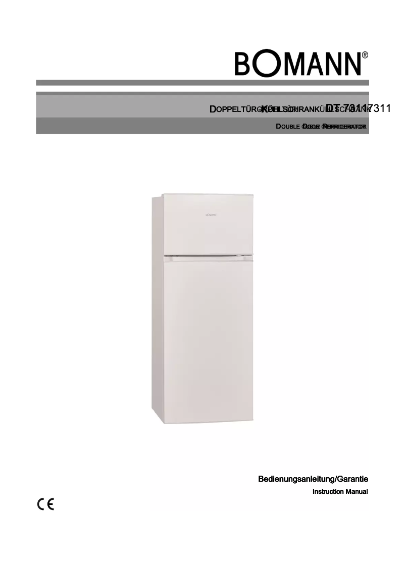 Página 1 del manual Manual de usuario Bomann DT 7311 IX