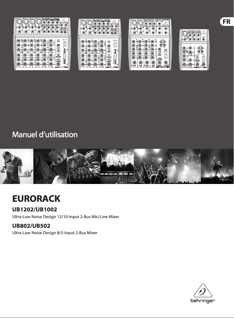 Page n°1 - Manuel utilisateur Behringer UB1202