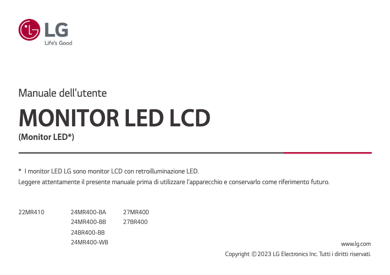 Page 1 de la notice Manuel utilisateur LG SR-G3WU65