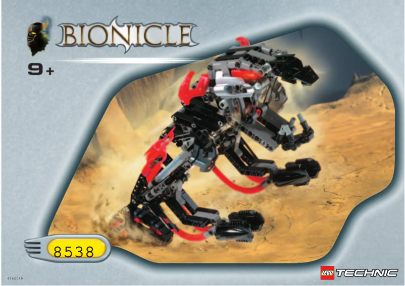 Image de la première page du manuel de l'appareil Bionicle 8538