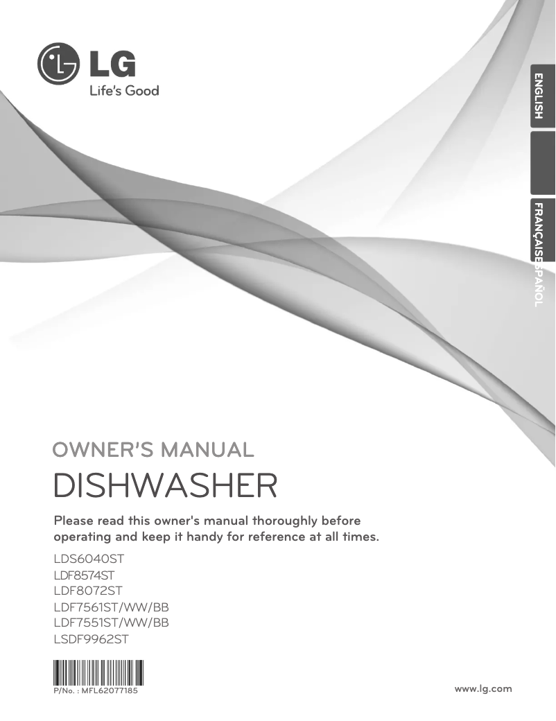 Página 1 del manual Manual de usuario LG LSDF996