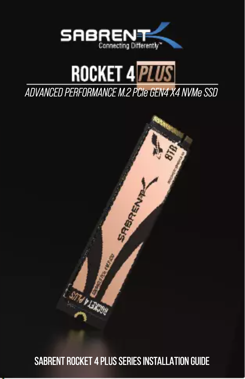 Page n°1 - Manuel utilisateur Sabrent Rocket 4 Plus