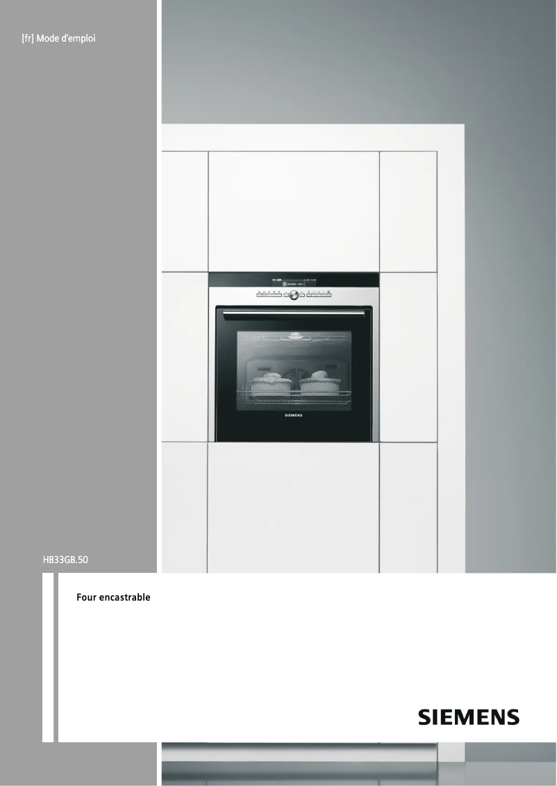 Page n°1 - Mode d'emploi Siemens HB33GB550