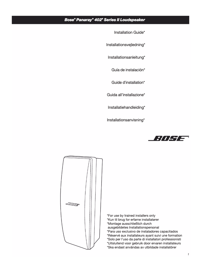 Image de la première page du manuel de l'appareil Panaray 402