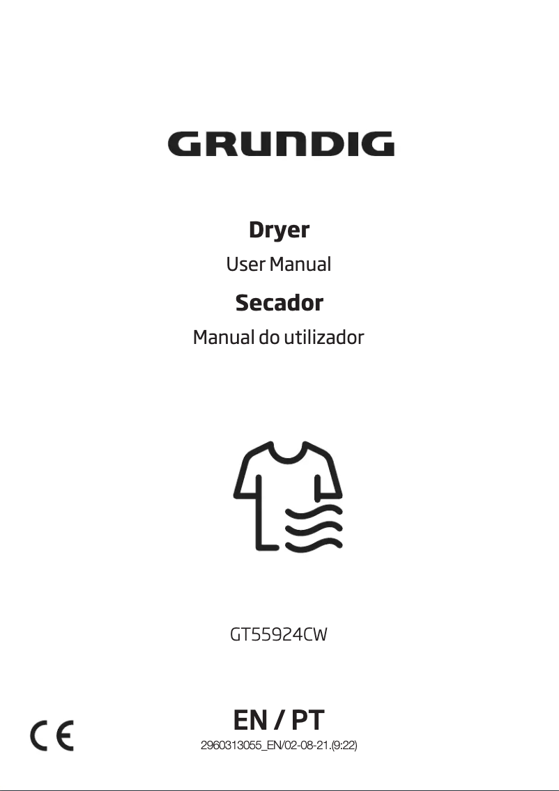 Page 1 de la notice Manuel utilisateur Grundig GT55924CW