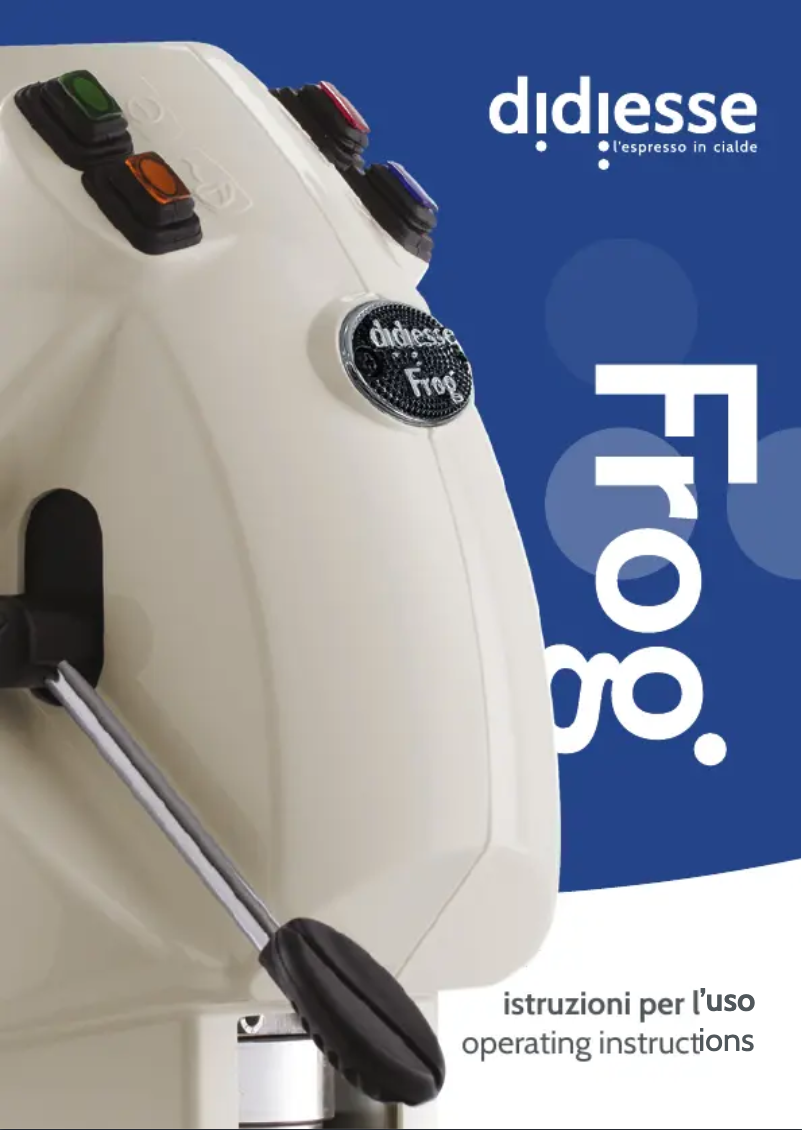 Page n°1 - Manuel utilisateur Didiesse Frog Revolution