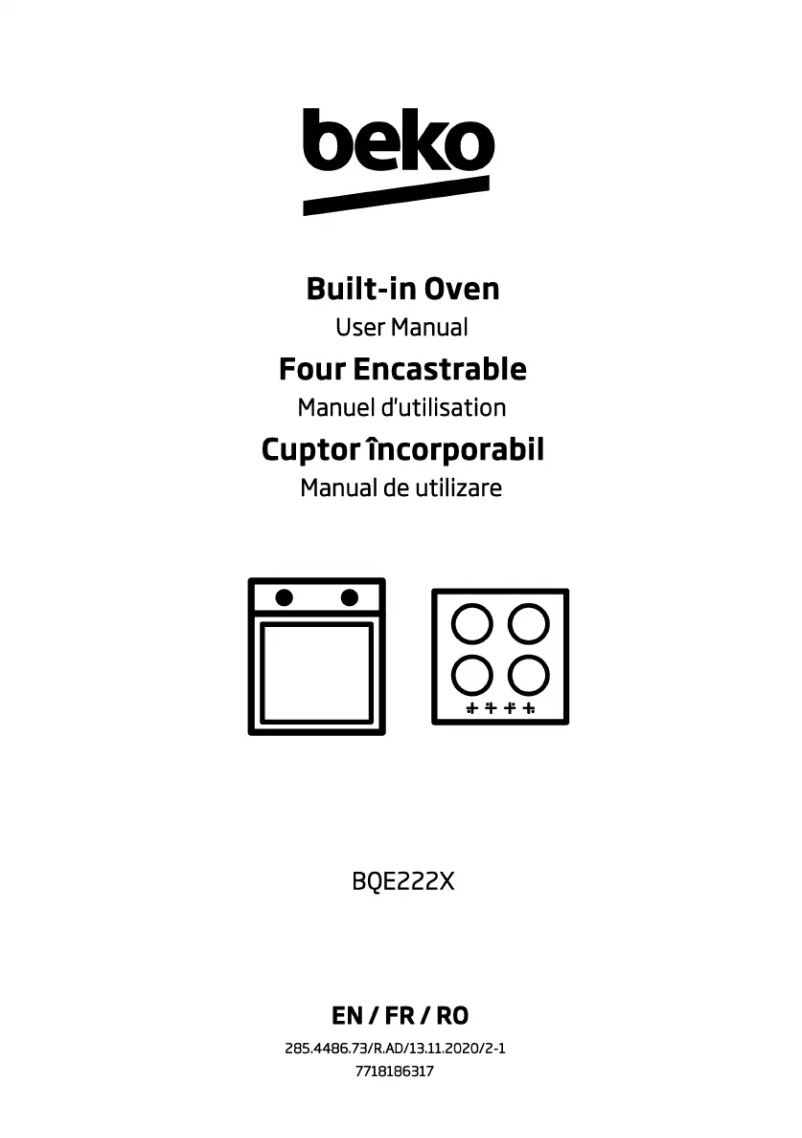 Image de la première page du manuel de l'appareil QSE222X