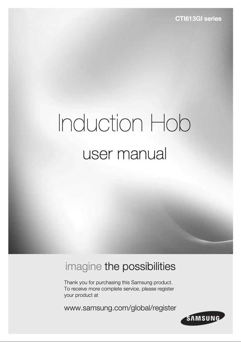 Image de la première page du manuel de l'appareil CTI613GIN