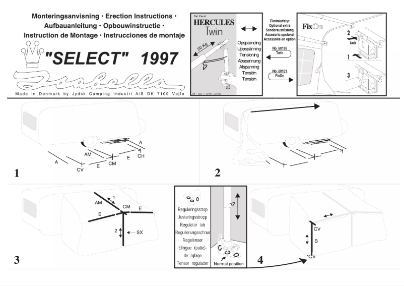 Página 1 del manual Manual de usuario Isabella Select