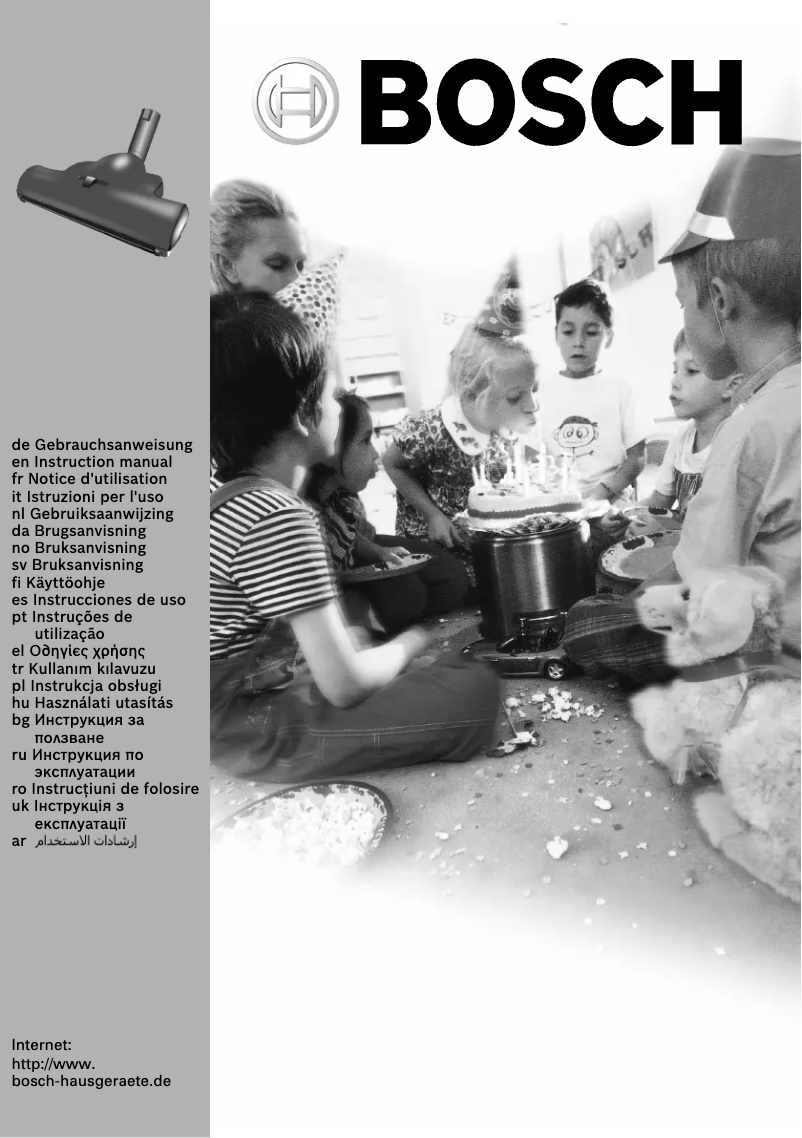 Page n°1 - Manuel utilisateur Bosch BGL32400