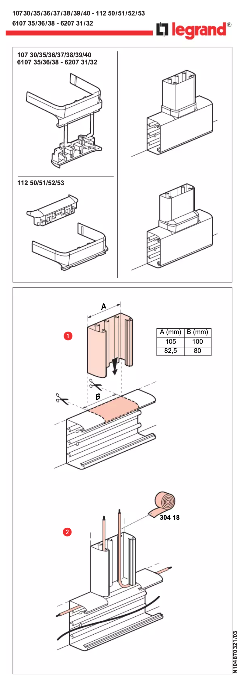 Page 1 de la notice Manuel utilisateur Legrand 010737