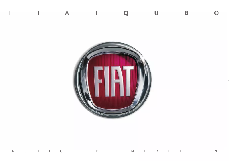 Page 1 de la notice Manuel utilisateur Fiat Qubo (2017)