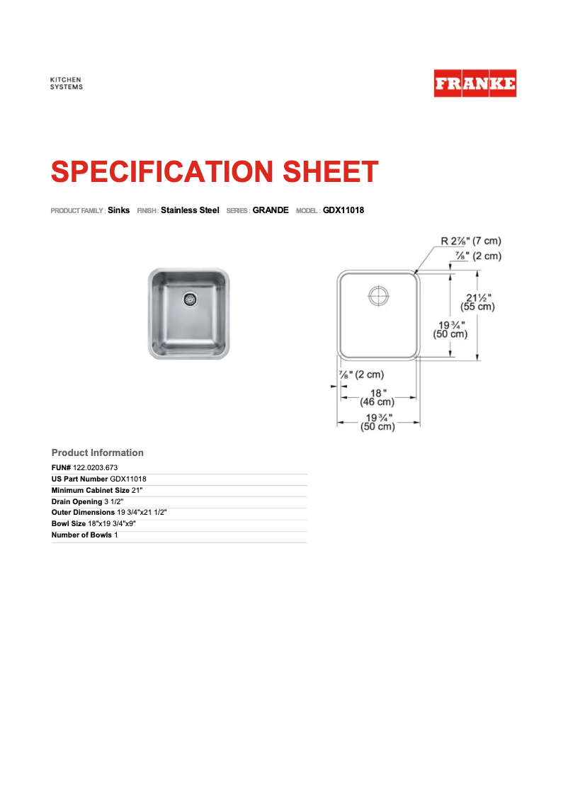 Image de la première page du manuel de l'appareil GDX11018