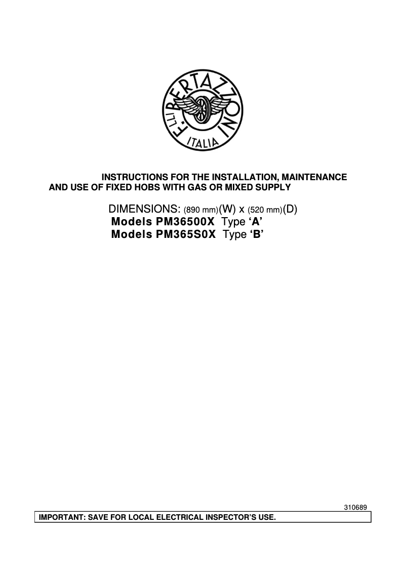 Image de la première page du manuel de l'appareil PM36 3 I0 X