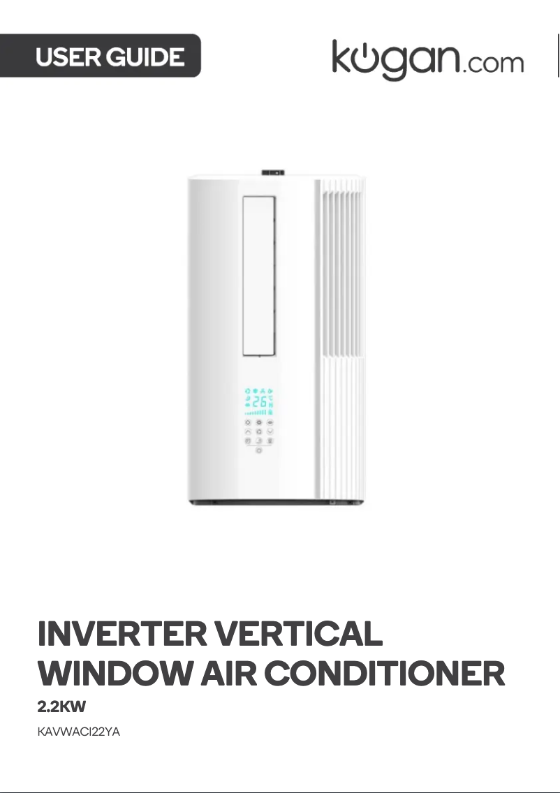 Page 1 de la notice Manuel utilisateur Kogan KAVWACI22YA