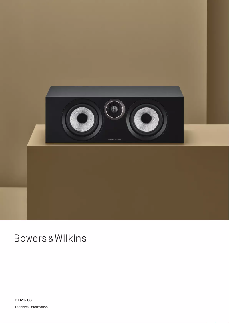 Image de la première page du manuel de l'appareil HTM6 S3