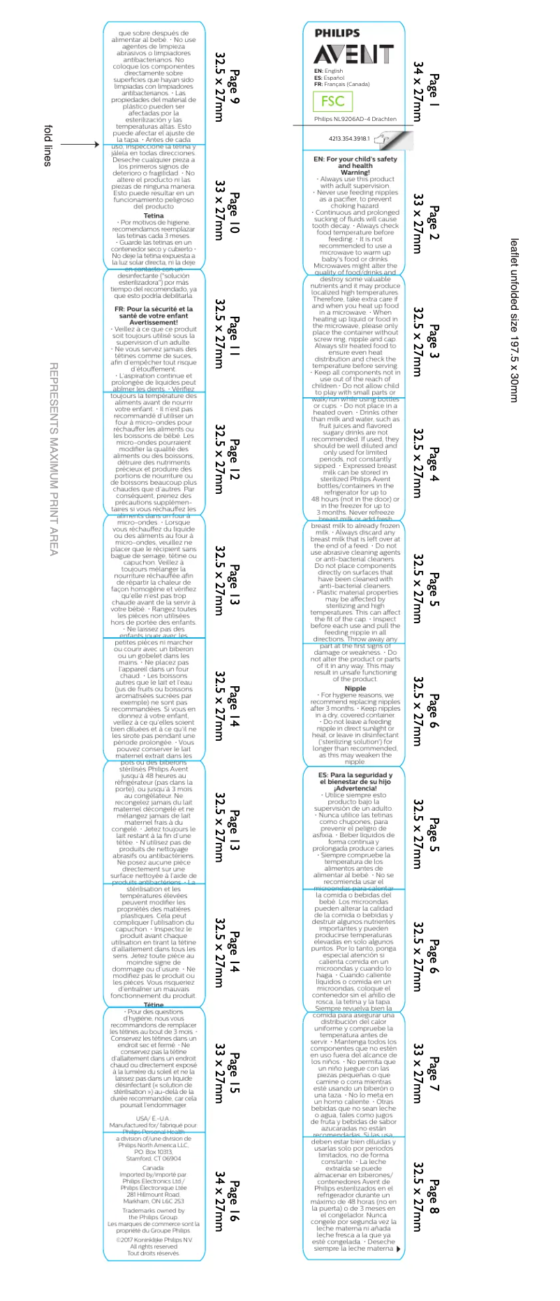Page 1 de la notice Manuel utilisateur Philips Avent SCF651