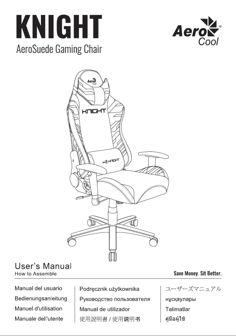 Page n°1 - Manuel utilisateur AeroCool Knight
