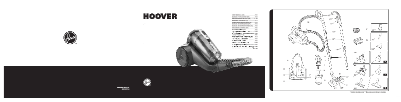Page n°1 - Manuel utilisateur Hoover REACTIV RC50PAR 011