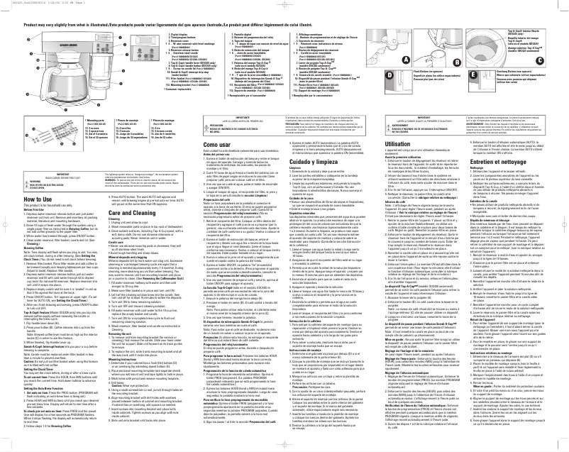 Page n°1 - Manuel utilisateur Black & Decker Spacemaker ODC400