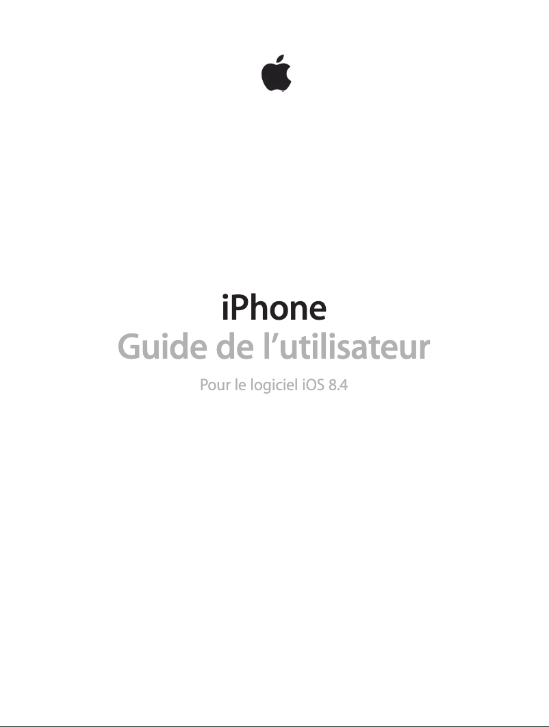 Page 1 de la notice Manuel utilisateur Apple iPhone 4S