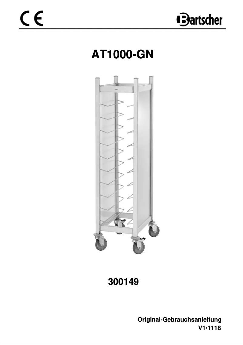 Página 1 del manual Manual de usuario Bartscher AT1000-GN